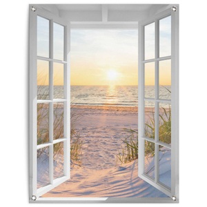 Reinders!, Reinders! Poster »Sonnenuntergang durch das Fenster«, Outdoor für Garten oder Balkon, Reinders! Poster »Sonnenuntergang durch das Fenster«, Outdoor für Garten oder Balkon