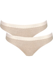 sloggi Slip »GO Ribbed R Brazil C2P«, (Packung, 2 St.), Rippstruktur