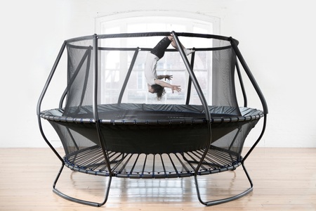 Plum®, plum Gartentrampolin »Freebound Trampolin BOWL«, 416 cm mit Sicherheitsnetz, 