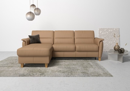 Home affaire Ecksofa »Palmera«, Federkern, wahlweise mit Bettfunktion und mit/ohne Bettkasten
