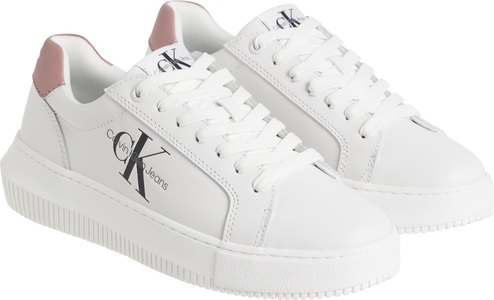 CALVIN KLEIN JEANS, Calvin Klein Jeans Plateausneaker »CHUNKY CUPSOLE MONOLOGO W«, mit CK-Schriftzug an der Seite, 