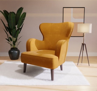 Home affaire Sessel »SICILIA B/T/H: 68/64/88 cm«, moderner Ohrensessel