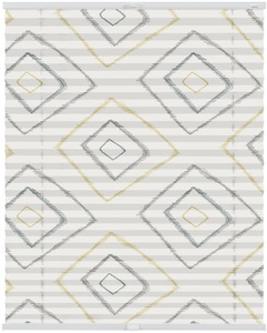 LICHTBLICK, LICHTBLICK Plissee »Plissee Klemmfix, ohne Bohren, blickdicht, Stripy Boho Rectangle - Beige«, LICHTBLICK ORIGINAL Plissee »Plissee Klemmfix, ohne Bohren, blickdicht, Stripy Boho Rectangle«, blickdicht, freihängend