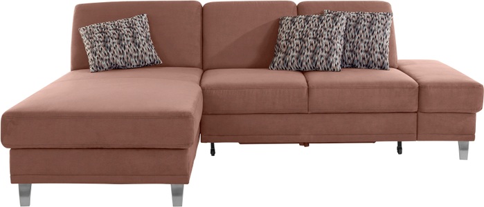 sit&more Ecksofa »Clio V«, wahlweise mit Bettfunktion oder Vorziehsitz und Bettkasten, Inklusive Federkern