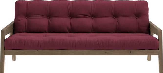 Karup Design Schlafsofa »Grab«, Mit Holzstruktur, inkl. Futonmatratze, Liegefläche 130x190 cm