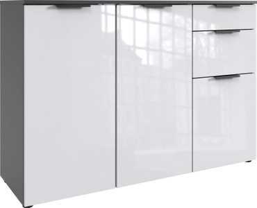 Wimex, Wimex Kombikommode »level36 D by fresh to go«, mit lackierten Hochglanz-Fronten, soft-close Funktion, 122cm breit, Wimex Kombikommode »level36 D by fresh to go«, mit lackierten Hochglanz-Fronten, soft-close Funktion, 122cm breit