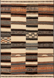 GINO FALCONE, Gino Falcone Teppich »Outdoor-Africa 41«, rechteckig, Flachgewebe, In- und Outdoor geeignet, Wohnzimmer, Gino Falcone Teppich »Outdoor-Africa 41«, rechteckig, 5 mm Höhe, Flachgewebe, In- und Outdoor geeignet, Wohnzimmer