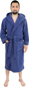 my home Unisex-Bademantel »»Lillou««, (1 St.), weiche und kuschelige Qualität, für Damen und Herren, XS-3XL