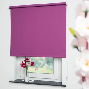 LIEDECO, Liedeco Seitenzugrollo »Uni«, verdunkelnd, mit Bohren, freihängend, Welle 36 mm stabiler Kettenzug, Liedeco Seitenzugrollo »Uni«, verdunkelnd, mit Bohren, freihängend, Welle 36 mm stabiler Kettenzug