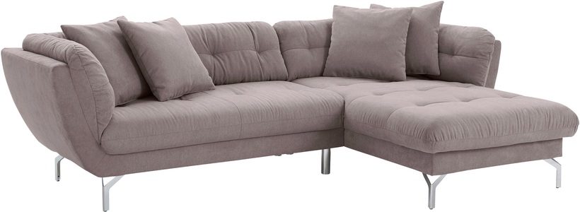 INOSIGN, INOSIGN Ecksofa, inklusive 4 Zierkissen, 