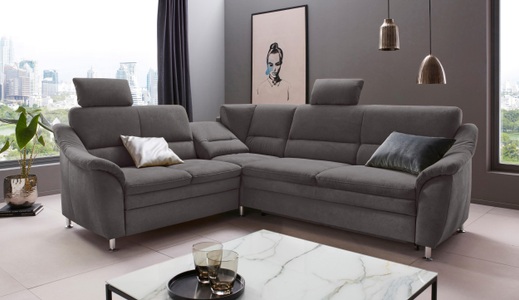 PLACES OF STYLE, Places of Style Ecksofa »Cardoso«, Federkern, wahlweise mit Bett, Schubkasten, teilweise Relaxfunktion, Places of Style Ecksofa »Cardoso L-Form«, Federkern, wahlweise mit Bett, Schubkasten, teilweise Relaxfunktion