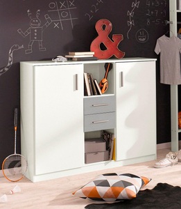 Wimex, Wimex Highboard »Joker«, Wimex Kombikommode »Joker«, Kommode mit 2 Einlegeböden, 124cm breit