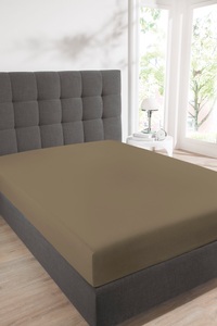 Schiesser, Schiesser Spannbettlaken »Jersey-Elasthan«, (1 St.), Strapazierfähigkeit und mit Schutz vor dem Einlaufen, Spannbettlaken Jersey natur - SCHIESSER Home 100*200