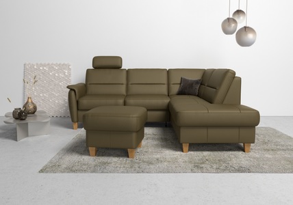 Home affaire Ecksofa »Palmera«, Federkern, wahlweise mit Bettfunktion und mit/ohne Stauraum