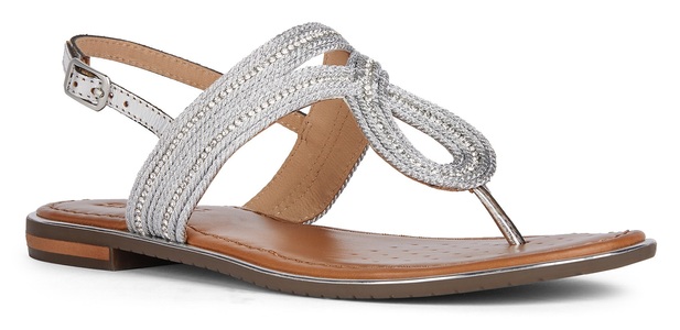 GEOX, Geox Sandale »D SOZY PLUS E«, Sommerschuh, Sandalette, Riemchensandale, mit Geox Spezial Membran, Geox - sandalen für en sozy plus, Damen, Größe 41