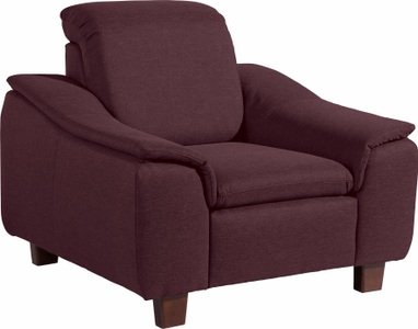 MAX WINZER, Max Winzer® Sessel »Alessio«, mit abgerundeter Rückenlehne, Max Winzer® Sessel »Alessio, Loungesessel, geschwungene Formensprache, hoher Sitzkomfort«, bequem mit abgerundeter Rückenlehne, aktuelle Mattenoptik