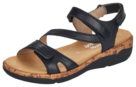 Remonte, Remonte Sandale, im sportiven Look, Remonte Sandale, Sommerschuh, Sandalette, Keilabsatz, im sportiven Look
