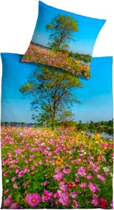 KiNZLER Bettwäsche »Sunny«, (2 tlg.), aus Baumwoll-Satin