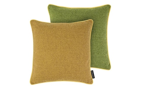 Remember®, Remember Kissen Peanut 45 x 45 cm, Senfgelb/Grün, Remember Dekokissen »Outdoor Kissen Peanut«