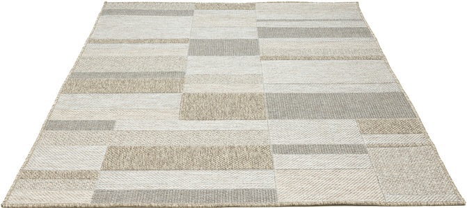 Gino Falcone Teppich »Mariella GF-135«, rechteckig, modernes Patchwork Design, meliert, In- und Outdoor geignet