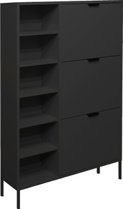 MÄUSBACHER, Mäusbacher Schuhschrank »Bonnie«, Breite 95 cm mit 3 Klappen, Regal und Quadratgestell, Mäusbacher Schuhschrank »Bonnie TOPSELLER!«, (OTTOs Choice), Schuhschrank mit Quadratgestell