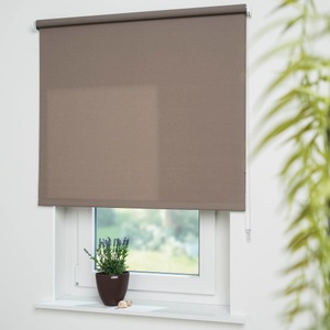 LIEDECO, Liedeco Seitenzugrollo »Uni«, Lichtschutz, mit Bohren, freihängend, Welle 36 mm stabiler Kettenzug, Liedeco Seitenzugrollo »Uni« Lichtschutz mit Bohren freihängend Welle 36 mm stabiler Kettenzug