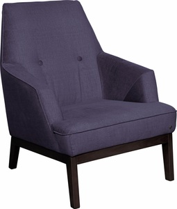 Tom Tailor, TOM TAILOR Sessel »COZY«, im Retrolook, mit Kedernaht und Knöpfung, Füsse wengefarben, 