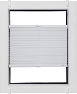 SUNLINES, sunlines Plissee »Budget Crepe«, Lichtschutz, ohne Bohren, verspannt, Klemmfix, glatt, sunlines Plissee »Budget Crepe«, Lichtschutz, ohne Bohren, verspannt, Klemmfix, glatt
