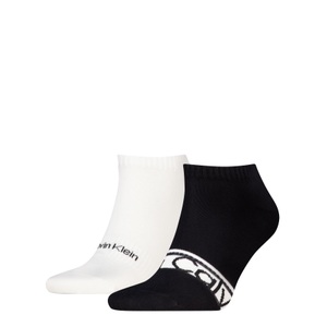 Calvin Klein, Calvin Klein Sneakersocken "CK MEN SNEAKER 2P LOGO STRIPE" 2 Paar, mit Logoschriftzug, Cotton-Mix
