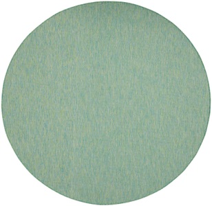 Nourison, Nourison Teppich »Positano«, rund, 5 mm Höhe, In- und Outdoor geeignet, Wohnzimmer, 