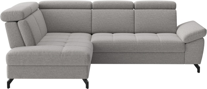 Sit & More, sit&more Ecksofa "Vanity" Inkl.Sitz-,Kopf-und Armteilverstellung