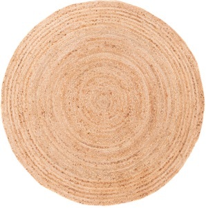 MorgenLand, morgenland Teppich »Sisalteppich Teppich Indigo«, rund, 7 mm Höhe, Wohnzimmer, morgenland Sisalteppich »Indigo«, rund, 7 mm Höhe, Wohnzimmer, beidseitig verwendbar