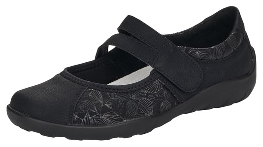 Remonte, Remonte Ballerina, mit dezenter Snake-Optik, Remonte Schlupfschuh aus weichem Softmaterial
