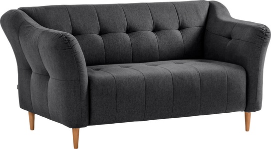 exxpo - sofa fashion, exxpo - sofa fashion 2-Sitzer, mit Holzfüssen, frei im Raum stellbar, 