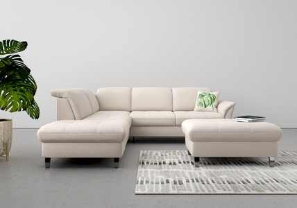 sit&more Ecksofa, wahlweise mit Kopfteilverstellung, Bettfunktion und Stauraum