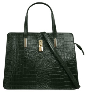 CLUTY, Cluty Henkeltasche, (1 tlg.), echt Leder, Made in Italy, Cluty Henkeltasche, echt Leder, Made in Italy