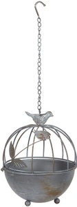 Ambiente Haus, Ambiente Haus Vogeltränke »Vogelbad zum hängen aus Metall - Käfig«, Ambiente Haus Vogeltränke »Vogelbad zum hängen aus Metall - Käfig«, (1 St.)