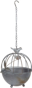 Ambiente Haus, Ambiente Haus Vogeltränke »Vogelbad zum hängen aus Metall - Käfig«, Ambiente Haus Vogeltränke »Vogelbad zum hängen aus Metall - Käfig«, (1 St.)