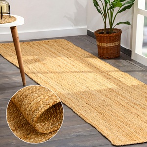 Myflair Möbel & Accessoires Läufer »Kollektion Lola«, rechteckig, Wendeteppich, handgeflochten, Naturfaser, Boho-Style, Wohnzimmer
