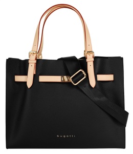 Bugatti, bugatti Henkeltasche »ELLA«, Ella - Schultertasche Gross in Schwarz