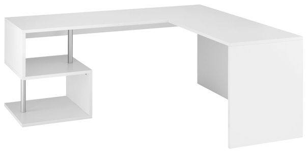 INOSIGN, INOSIGN Eckschreibtisch »Esse«, INOSIGN Eckschreibtisch »Esse, Schreibtisch im modernen Design«, mit oder ohne Monitoraufsatz Breite 180/160 cm, 