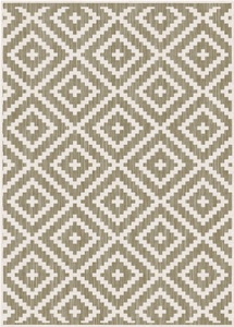 my home Teppich »Ronda Wendeteppich«, rechteckig, Sisal-Optik, Flachgewebe, In- und Outdoor, geometrisches Boho Design