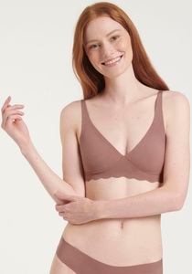 SLOGGI, sloggi Bügelloser BH »ZERO Microfibre 2.0 Soft bra«, nahtlos und unsichtbar, Sloggi - Zero Microfibre Soft Bra, für Damen, Braun, Größe S
