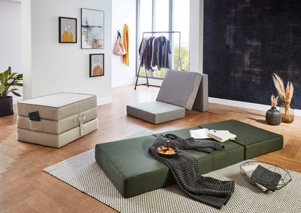 ATLANTIC HOME COLLECTION, ATLANTIC home collection Sessel »LARRY«, Sessel als Faltmatratze mit Gästebettfunktion, ATLANTIC home collection Sessel »LARRY«, Sessel als Faltmatratze mit Gästebettfunktion