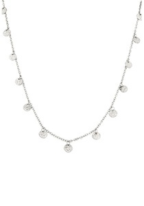 Purelei, Purelei Kette mit Anhänger »Schmuck Geschenk, Malihini, runder Strukturanhänger, Necklace-Malihini«, Purelei Kette mit Anhänger »Schmuck Geschenk Malihini, runder Strukturanhänger, Necklace-Malihini«