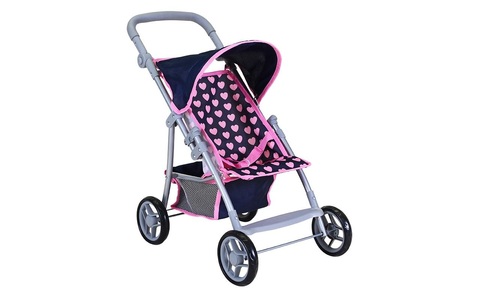 Knorrtoys, Knorrtoys Puppenbuggy Liba ? Pink Hearts, Knorrtoys® Puppenbuggy »Puppenbuggy Liba Pink Hearts«
