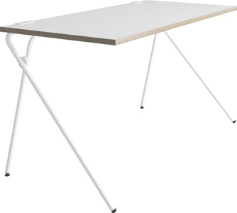 Müller SMALL LIVING, Müller SMALL LIVING Sekretär »PLATO Two«, weisses Gestell, Home Office minimal, einfach zusammenklappen, fertig, Müller SMALL LIVING Sekretär »PLATO Two«, weisses Gestell, Home Office minimal, einfach zusammenklappen, fertig