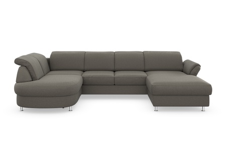 sit&more Wohnlandschaft, wahlweise mit Bettfunktion, Bettkasten und Kopf- und Armteilverstellung