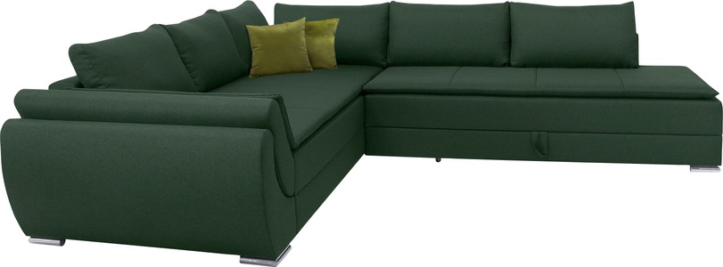 INOSIGN, INOSIGN Ecksofa »Göteborg«, mit Boxspring-Bettfunktion und Bettkasten, Dauerschlaffunktion inkl. Topper, INOSIGN Ecksofa »Göteborg«, mit Boxspring-Bettfunktion und Bettkasten, Dauerschlaffunktion, Topper