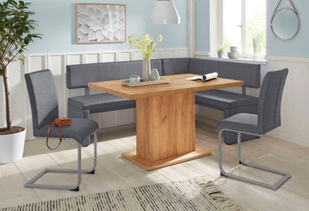 HOME AFFAIRE, Home affaire Eckbank »Charissa«, in 3 Grössen, verschiedene Qualitäten, Home affaire Eckbank »Charissa«, in 3 Grössen, verschiedene Qualitäten